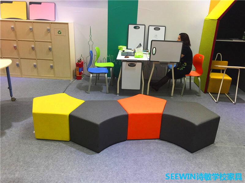 學校家具公共休閑沙發